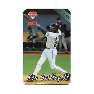  Collectible Phone Card 2u Ken Griffey, Jr. Swinging A Bat (Premier 
