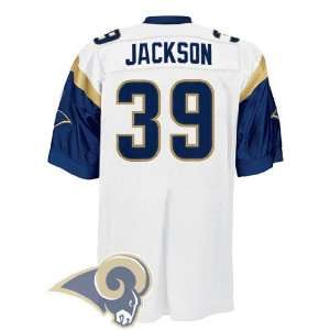  St.Louis Rams #39 Steven Jackson Jersey White Authentic 