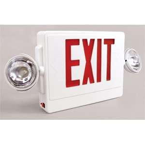   Exit Sign and Light with Battery Backup 120V