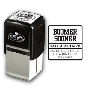   College Stampers (Boomer Sooner Rounded Square Stamp)