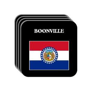  US State Flag   BOONVILLE, Missouri (MO) Set of 4 Mini 