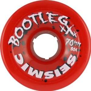  Seismic Bootleg 70mm 80a Red Skate Wheels Sports 