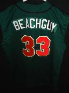   USED MEN XL EC #33 BEACHGUY BUFFALO BISONS BASEBALL JERSEY EXPRESS MLB