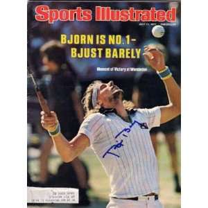  Bjorn Borg (Tennis) Autographed Sports Illustrated 