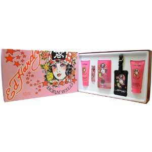   Audigier Ed Hardy Born Wild Set for Women with Luggage Tag Beauty
