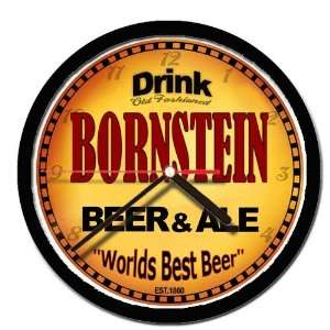  BORNSTEIN beer and ale cerveza wall clock 