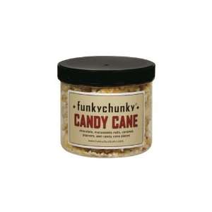 Funky Chunky Mini Candy Cane Canister (Economy Case Pack) 8 Oz (Pack 