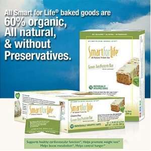 Smart For Life® Green Tea Gluten Free & All Natural Protein Bars Six 
