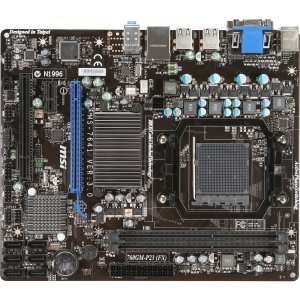  New   MSI 760GM P23 (FX) Desktop Motherboard   AMD 760G Chipset 