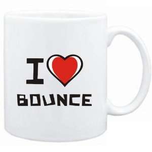  Mug White I love Bounce  Music