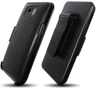   CASE COVER + BELT CLIP HOLSTER + SCREEN PROTECTOR FOR TMOBILE HTC HD2