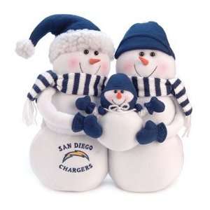  San Diego Chargers Table Top Snow Family Catalog Category 