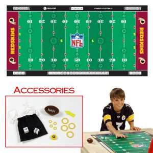  NFL Licensed Finger Football Game Mat   Redskins 