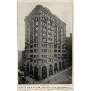 1903 New York City Print Scott Bowne Building Emulsions   Original 