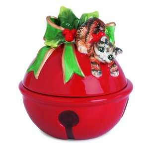  Fitz and Floyd Claus Paws Lidded Box (Cat)