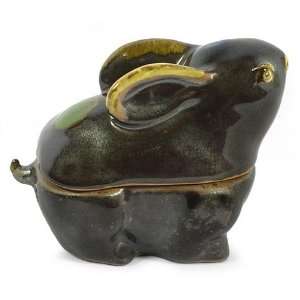  Ceramic jewelry box, Rabbit Ransom