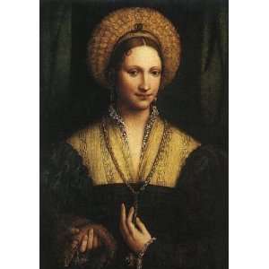   name Portrait of a Lady, By Luini Bernardino