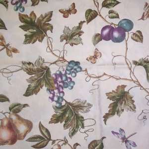  Antique (vanilla background) Braemore Jacquard Fabric By the Yard