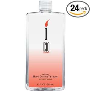 ICIO Water Blood Orange Tarragon Water, 0.85 Pounds (Pack of 24 