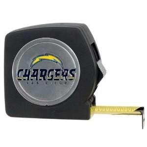  San Diego Chargers NFL 25 Black Tape Measure