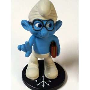  The Smurfs Movie Limited Edition 2 inch Brainy Figure 