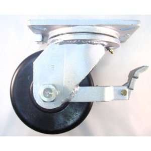   Phenolic Caster Wheel with Brake  Industrial & Scientific