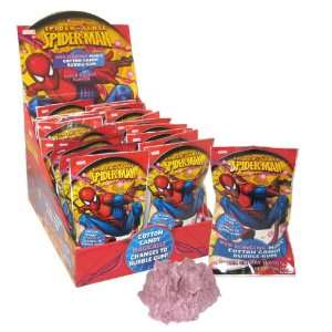 Cotton Candy Bubble Gum   Spiderman   Blk Chry (Pack of 24)  
