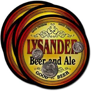  Lysander, NY Beer & Ale Coasters   4pk 