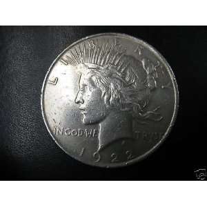  1922 Peace Silver One Dollar 