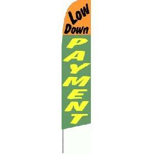  Low Down Payment Extra Wide Swooper Feather Flag Office 