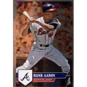  Topps Major League Baseball Sticker #286 Hank Aaron Atlanta Braves 