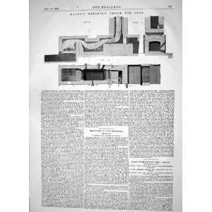   1864 PARRY REFINING CRUDE PIG IRON MACHINERY