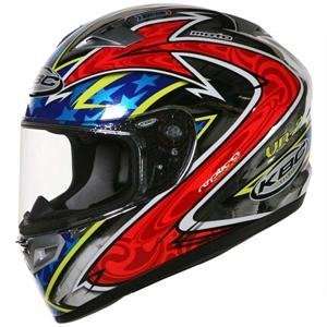 KBC VR 2 Dragon Helmet   Small/Race Chrome Red Automotive