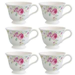   Porcelain Tea Party Teacups (6) Sashas Secret