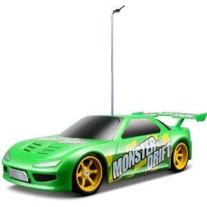  Maisto Tech 124 RC Monster Drift   Green Toys & Games