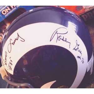  Fearsome Foursome Autographed Helmet