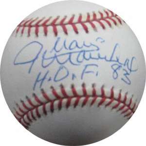  Autographed Juan Marichal Baseball   Inscribed 