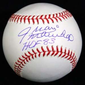  Signed Juan Marichal Baseball   with hof 83 Inscription 
