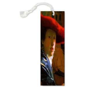    Fine Art Vermeer Girl with a Red Hat Bookmark