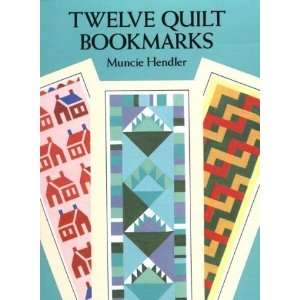  Twelve Quilt Bookmarks (Dover Bookmarks) [Paperback 