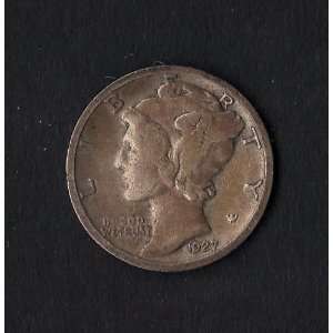  1927 S Mercury Dime 