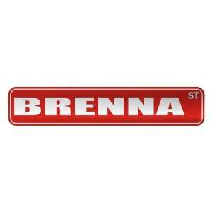   BRENNA ST  STREET SIGN NAME