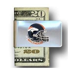   Broncos Sculpted & Enameled Pewter Moneyclips