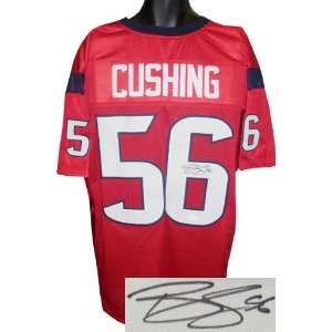  Brian Cushing signed Houston Texans Red Prostyle Jersey 