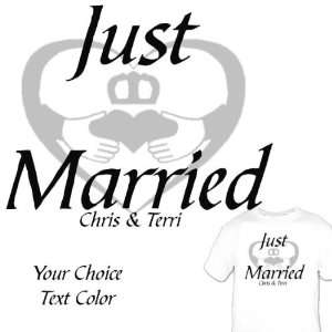 Shirts Claddagh for Bride/ Groom Bridal Shower Gift Honeymoon Clothing 