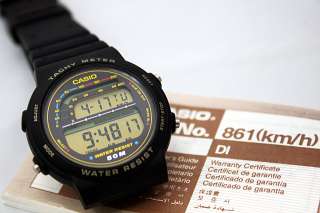 Rare Vintage Casio TRW 21 Tachy Meter LCD Watch NEW  