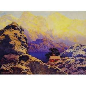  Hand Made Oil Reproduction   Maxfield Parrish   32 x 24 