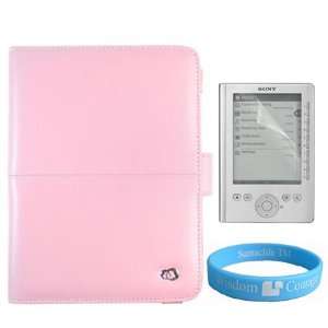  Pink Sony eReader PRS600 Executive Carrying Case + Screen 