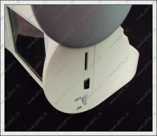   Digital Motion Detection Table Clock Spy Camera DVR White  