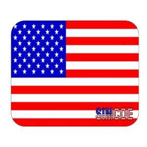 US Flag   Simcoe, Alabama (AL) Mouse Pad 
